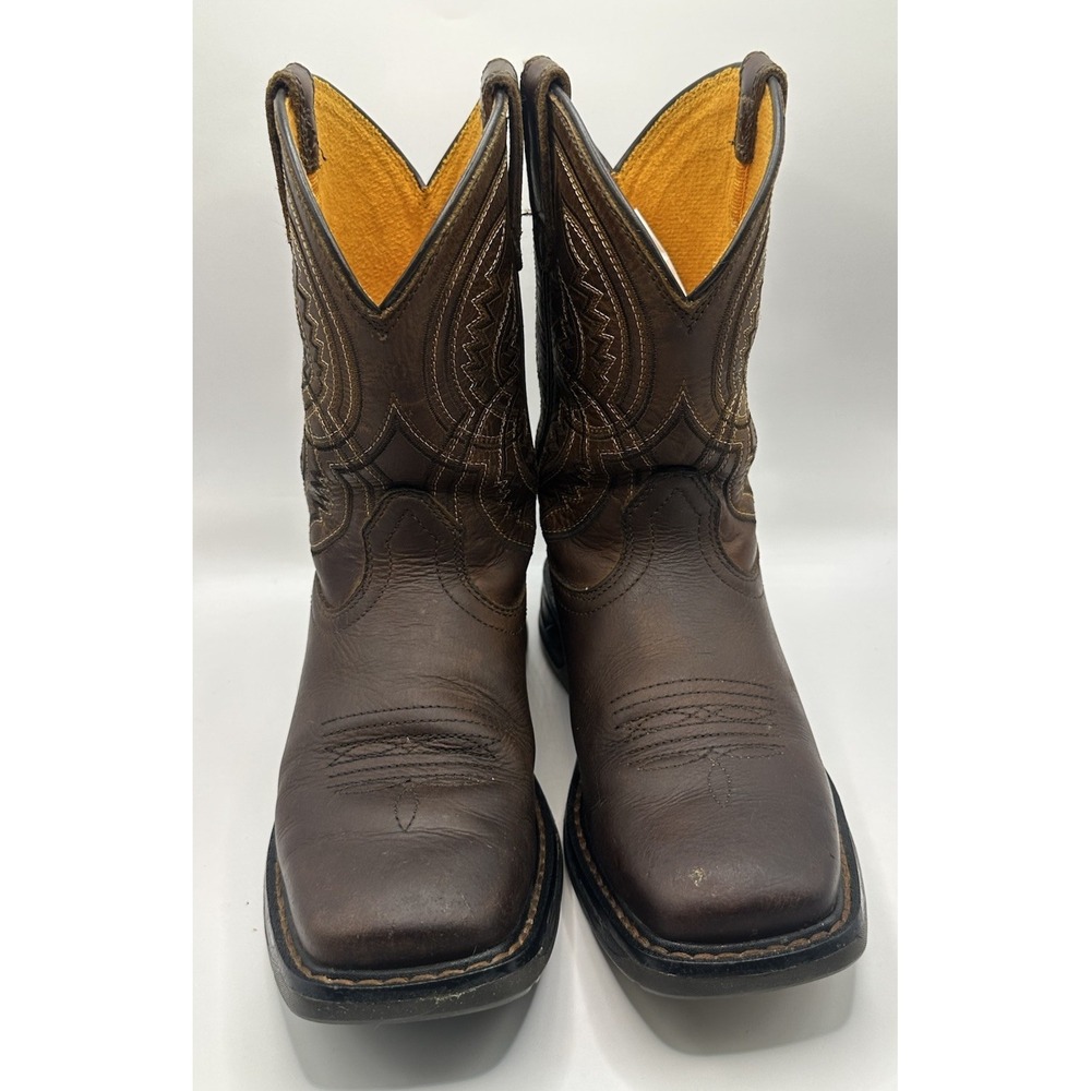Ariat Kids Workhog XT Coil Square Toe Western Boots Size 1 Brown 10042412 Unisex - Picture 2 of 14